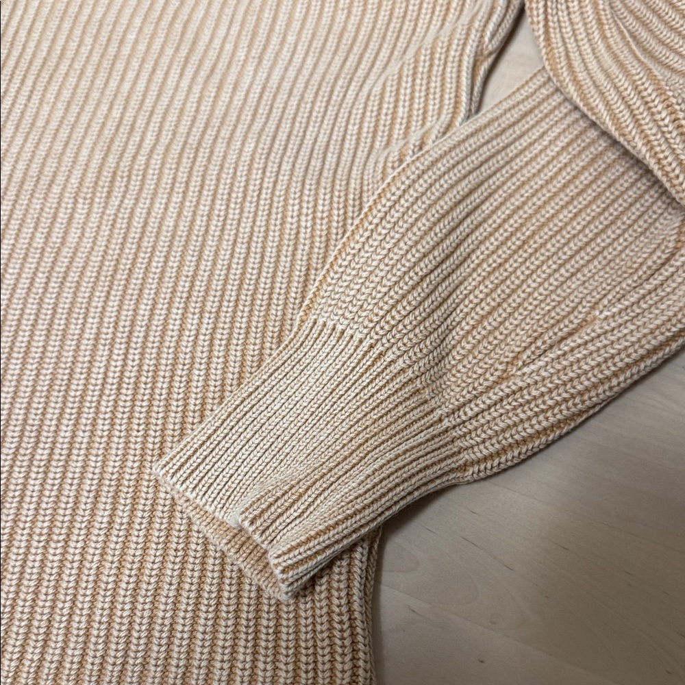 Goodthreads Women's Beige Ribbed Sweater - Picture 8 of 8